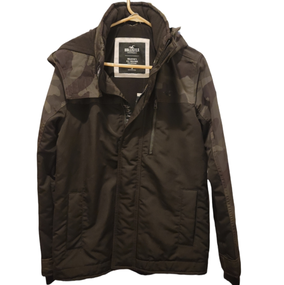 Hollister Mens Fleece Coat